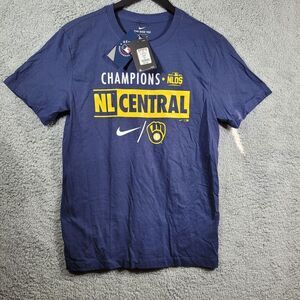Milwaukee Brewers Central Division Champs‎ T-Shirt 2021 Size SMALL New W/tags